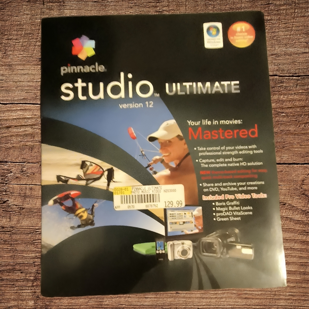 Pinnacle Studio Ultimate Version 12 Software